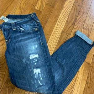 True religion distressed jeans